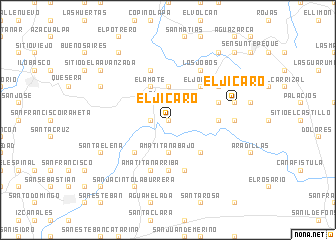 map of El Jícaro