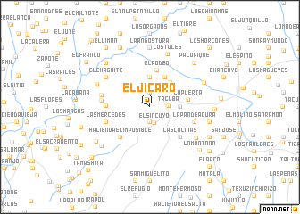 map of El Jícaro