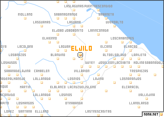 map of El Jilo