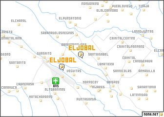 map of El Jobal