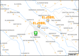 map of El Jobal