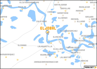 map of El Jobal