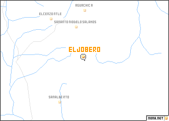 map of El Jobero