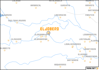 map of El Jobero