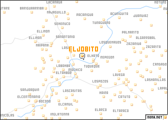 map of El Jobito