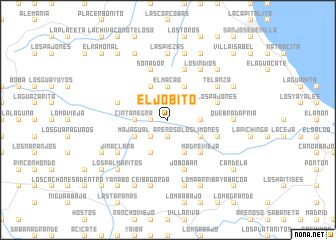 map of El Jobito