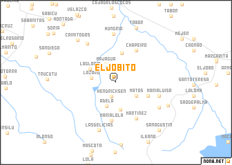 map of El Jobito