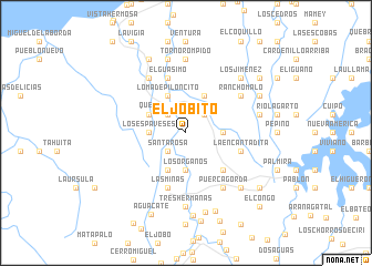 map of El Jobito