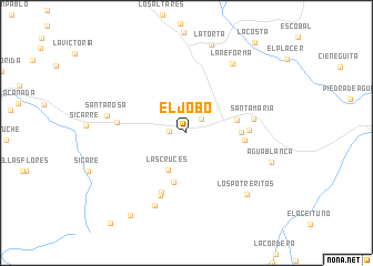 map of El Jobo