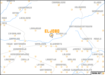 map of El Jobo