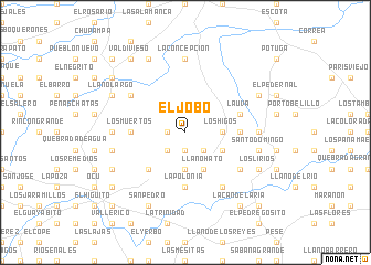 map of El Jobo