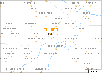 map of El Jobo