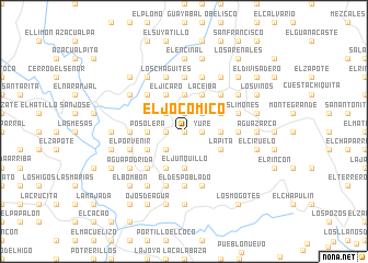 map of El Jocomico