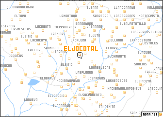 map of El Jocotal