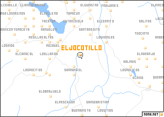 map of El Jocotillo