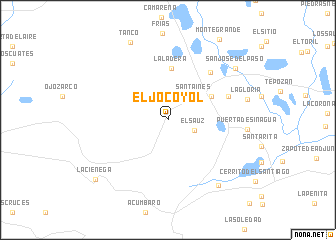 map of El Jocoyol