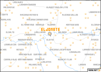 map of El Jomate