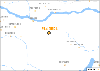 map of El Jopal