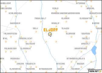 map of El Jorf