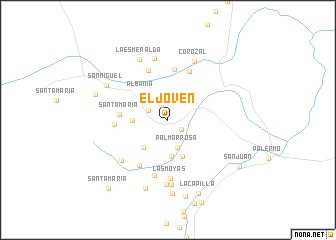 map of El Joven