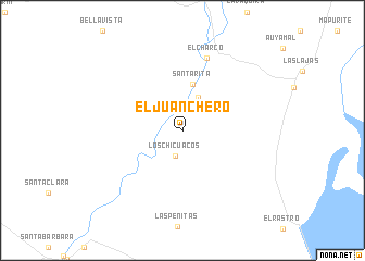 map of El Juanchero