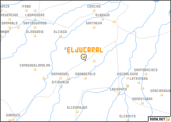map of El Jucaral
