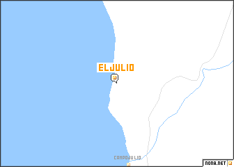 map of El Julio