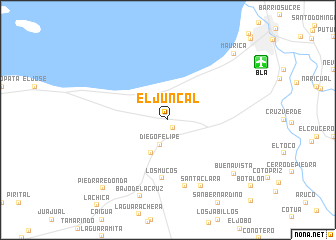 map of El Juncal