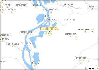 map of El Juncal