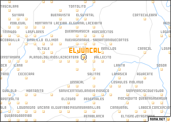 map of El Juncal