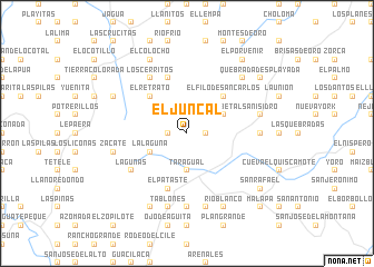 map of El Juncal