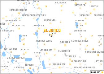 map of El Junco