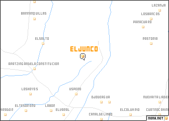 map of El Junco