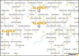 map of El Junco