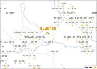 map of El Junco