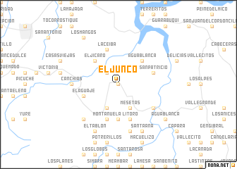 map of El Junco