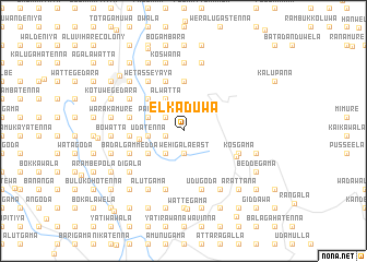 map of Elkaduwa