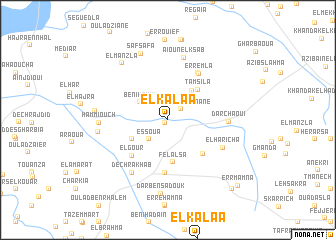 map of El Kalaa