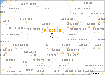 map of El Kalaa