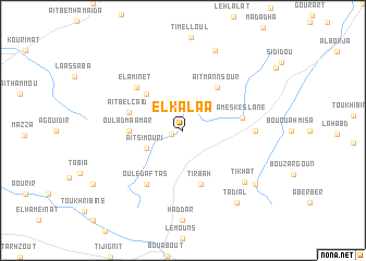 map of El Kalaa