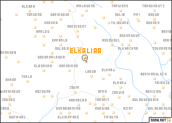 map of El Kaliaa