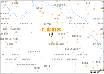 map of El Kantra