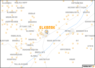 map of El Karak