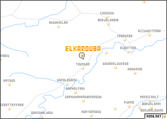 map of El Karouba