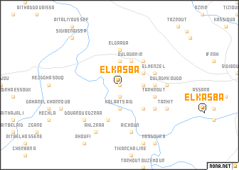 map of El Kasba