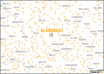 map of Elkasovići