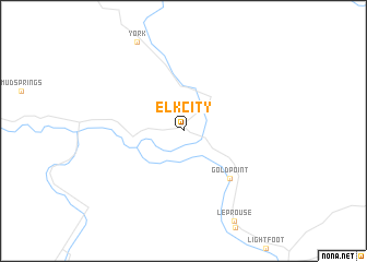 map of Elk City