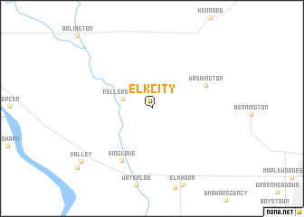 map of Elk City