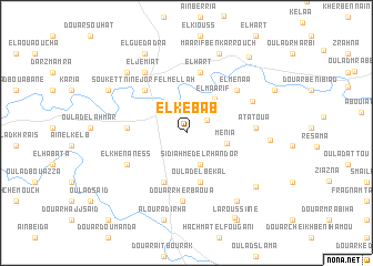 map of El Kebab