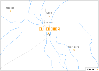 map of El Kebbaba